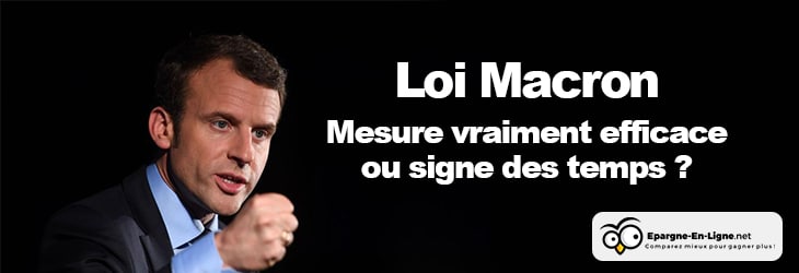 Loi Macron bannière
